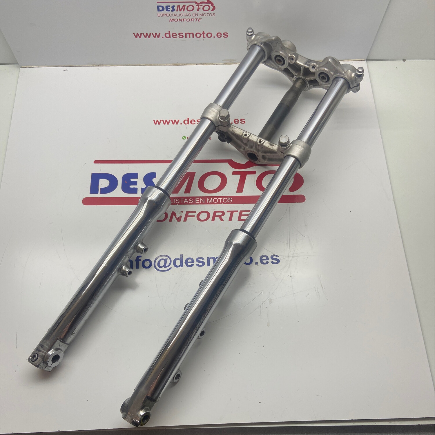 Horquillas completas (pinza de freno en la izquierda) YAMAHA XV 125-250 VIRAGO