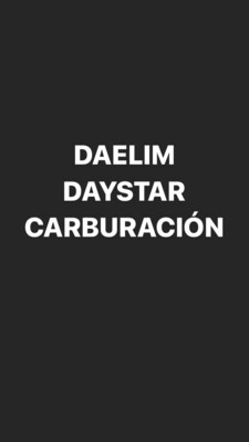 DAELIM DAYSTAR 125 CARBURACION