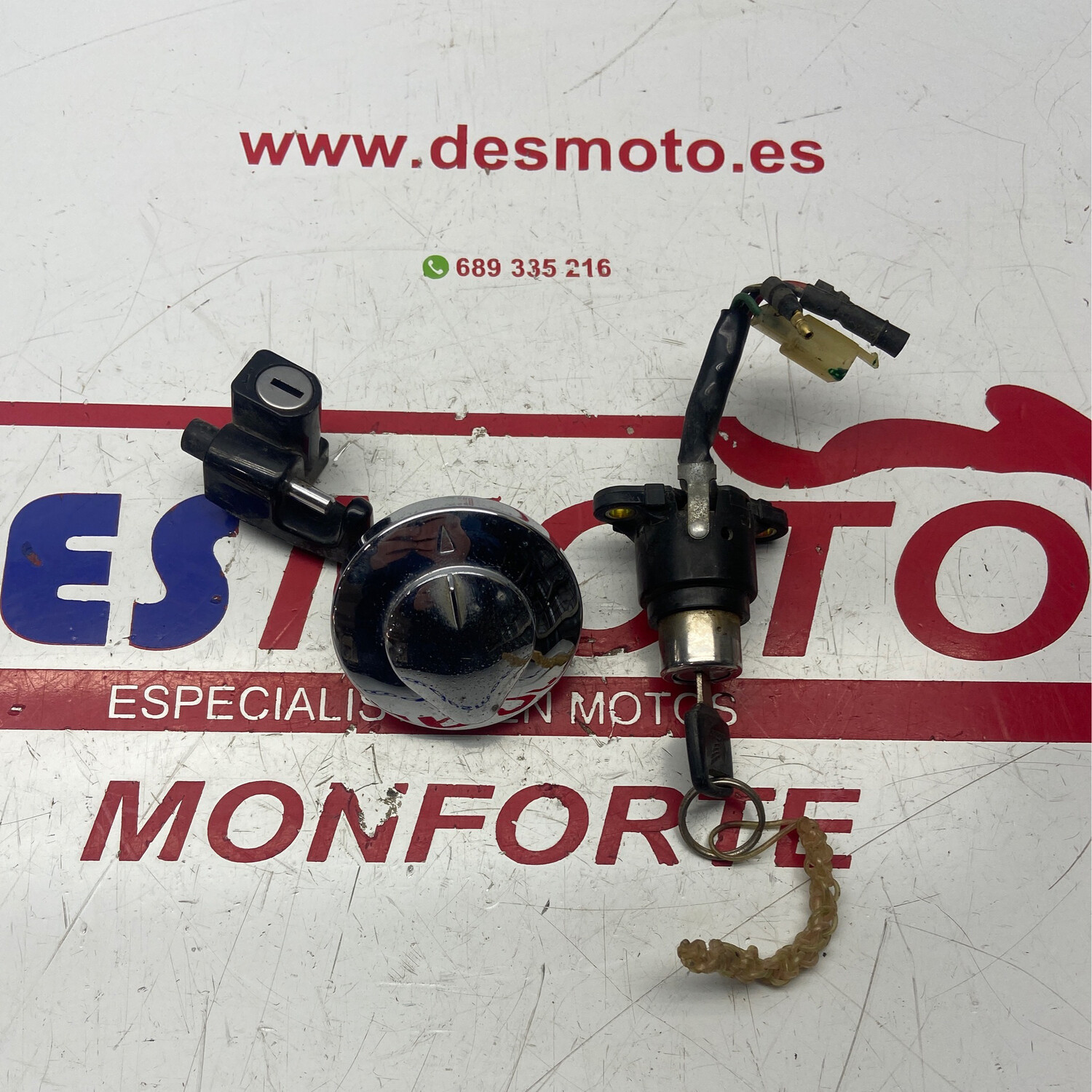 Conjunto de cerraduras con llave HONDA REBEL 125-250