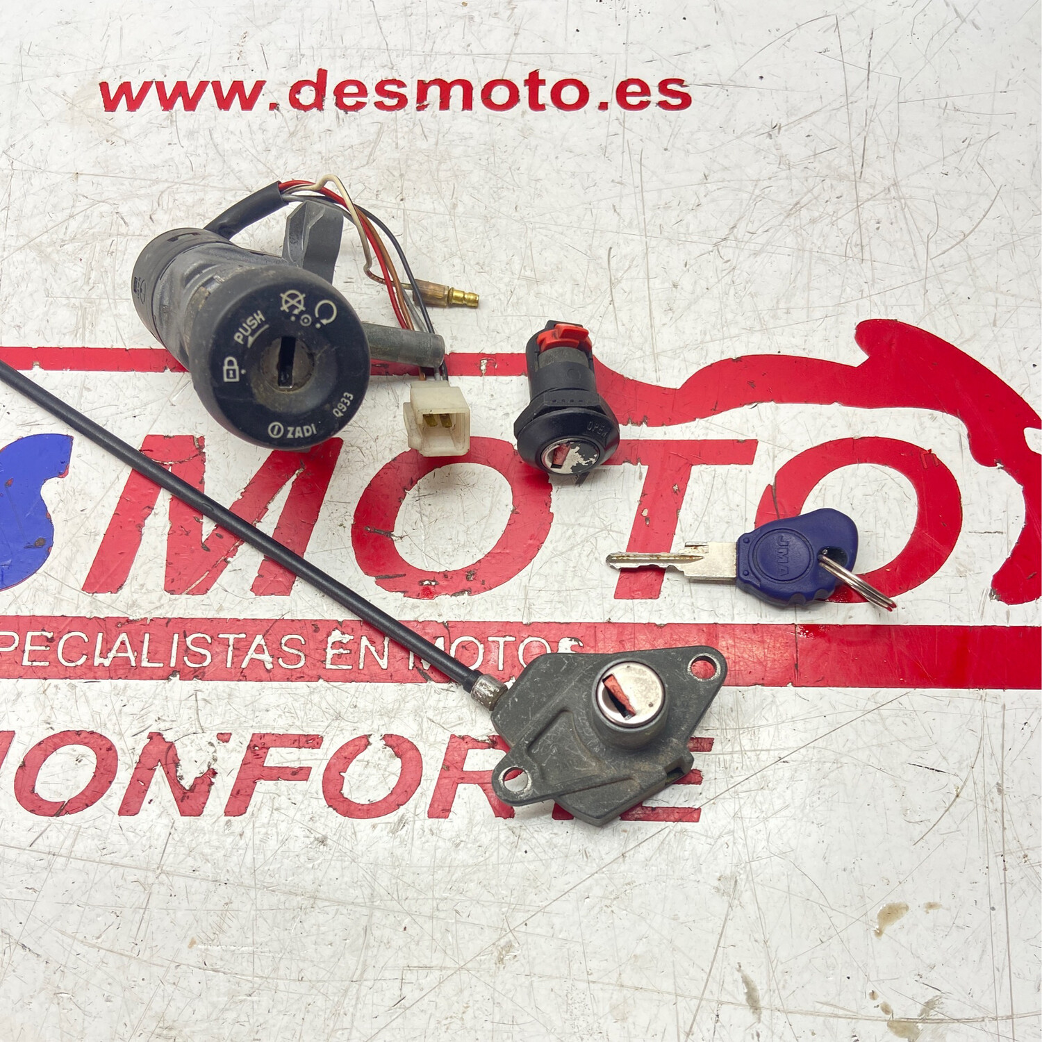 Conjunto de cerraduras con llave MALAGUTI FIREFOX F15