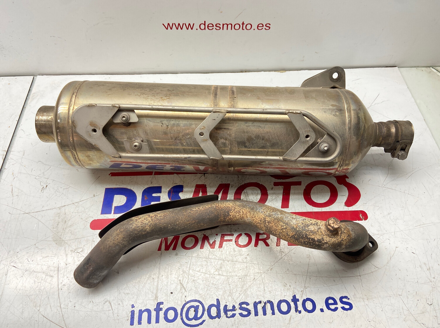 Tubo de escape 2 PIAGGIO 500