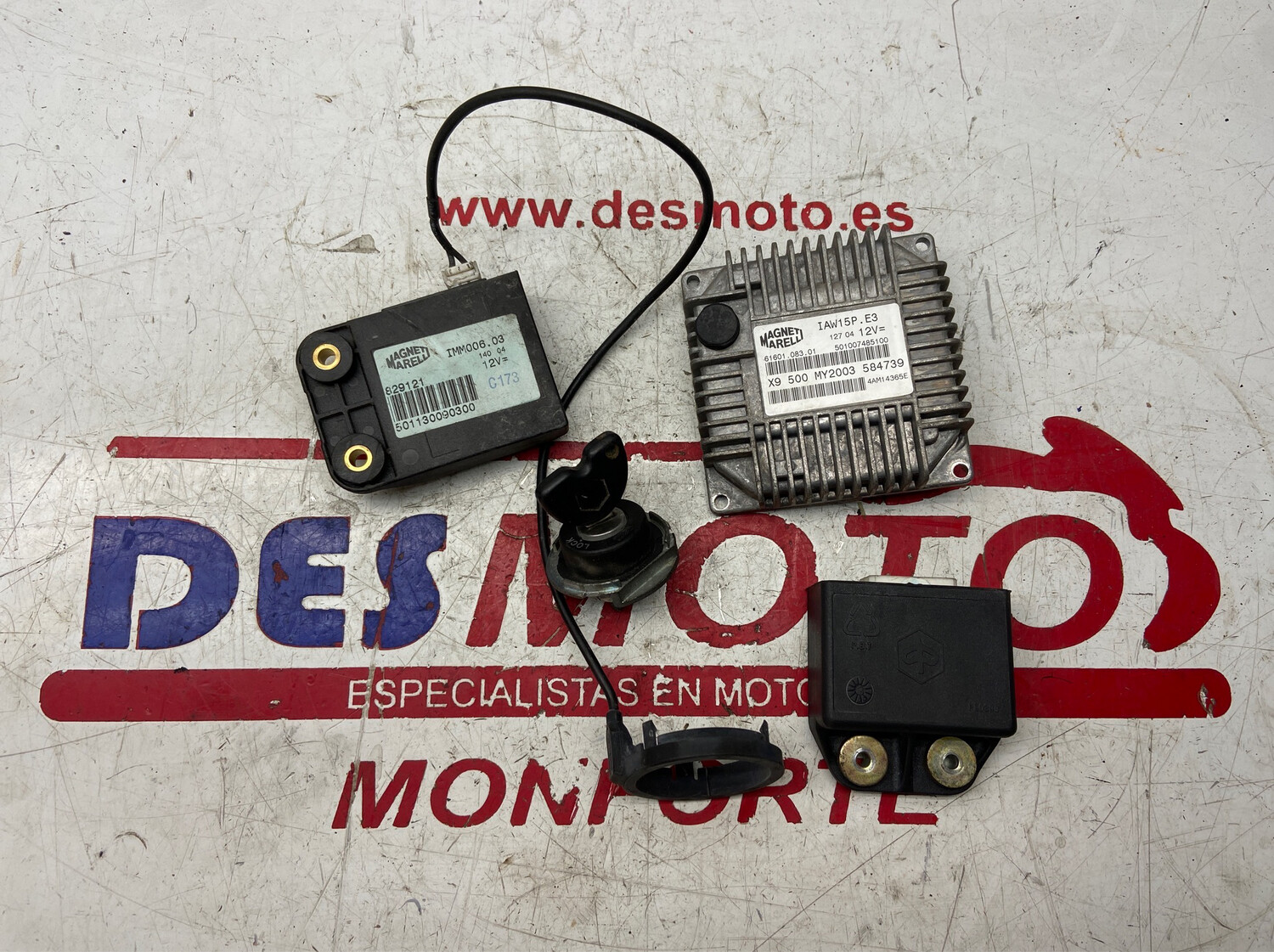 Conjunto de cerradura con CDI PIAGGIO X9 500