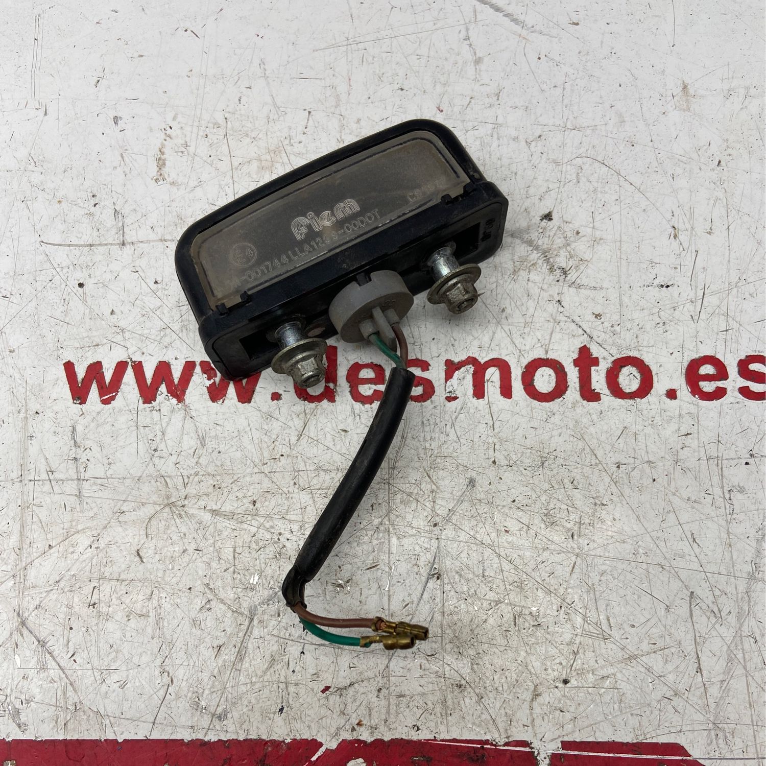 Piloto matrícula HONDA CBR 125R 2011