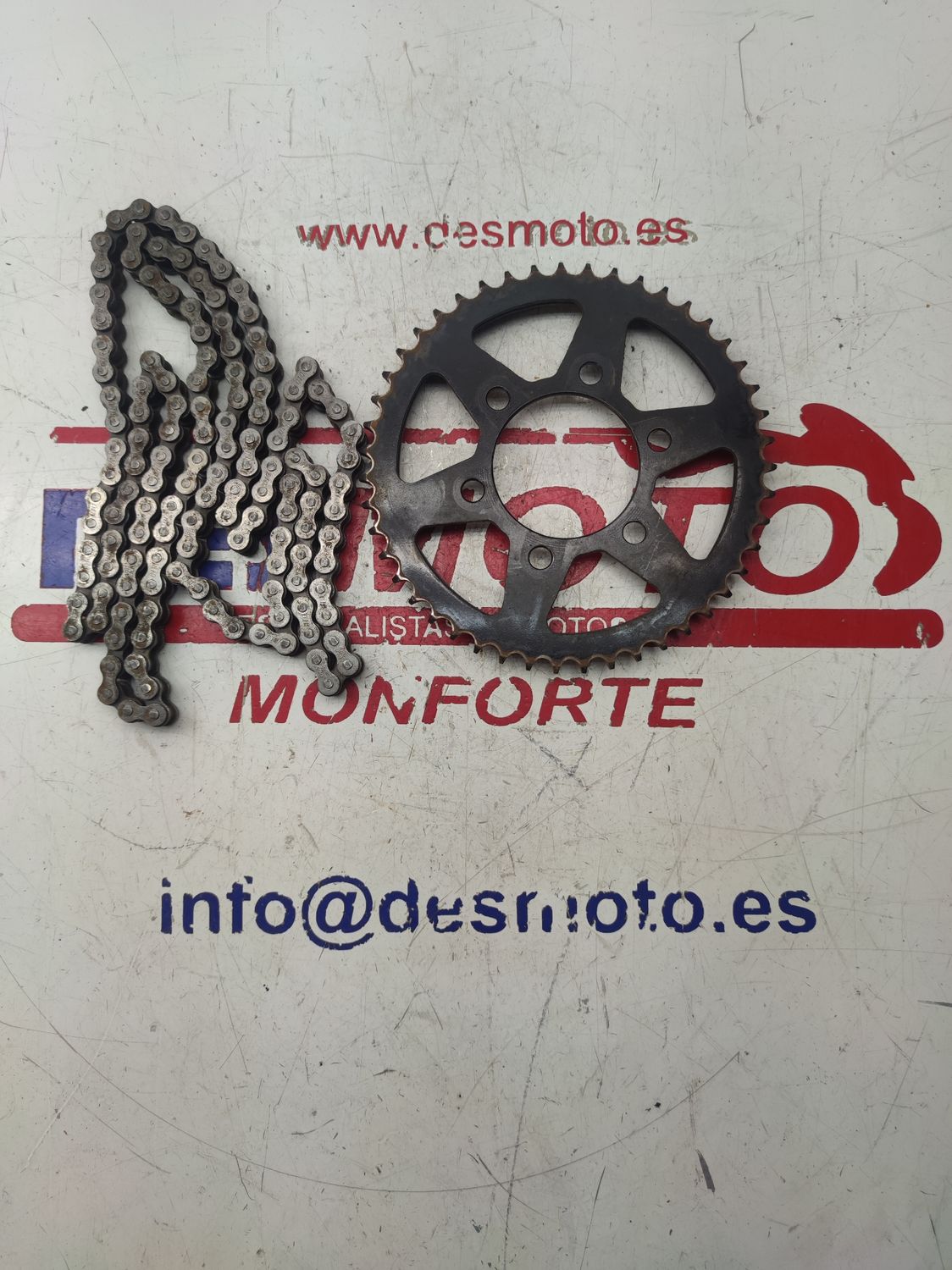 Plato y cadena HONDA CBF 125 NA 2018