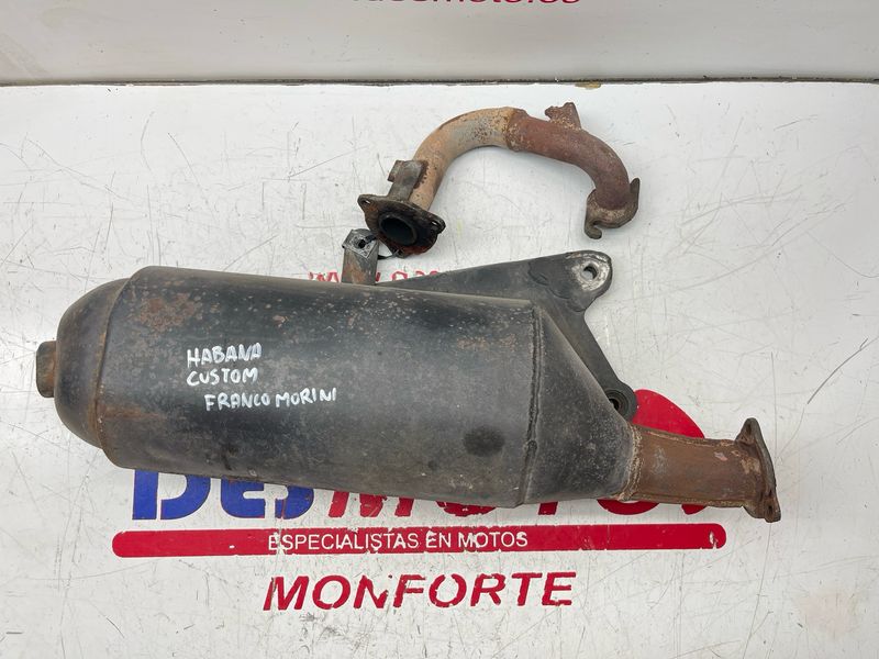 Tubo de escape APRILIA HABANA CUSTOM (motor franco morini)