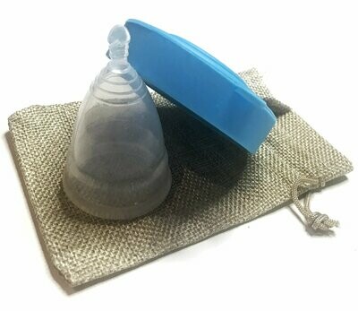 Menstrual cup + fold out sterilization cup