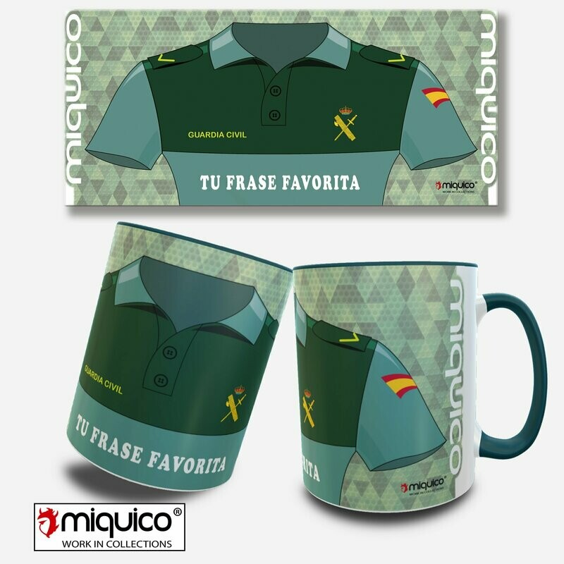Taza personalizada Uniforme Guardia Civil