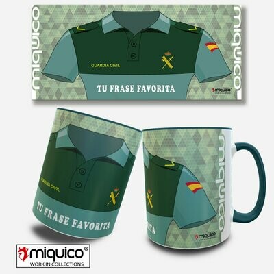 Taza personalizada Uniforme Guardia Civil