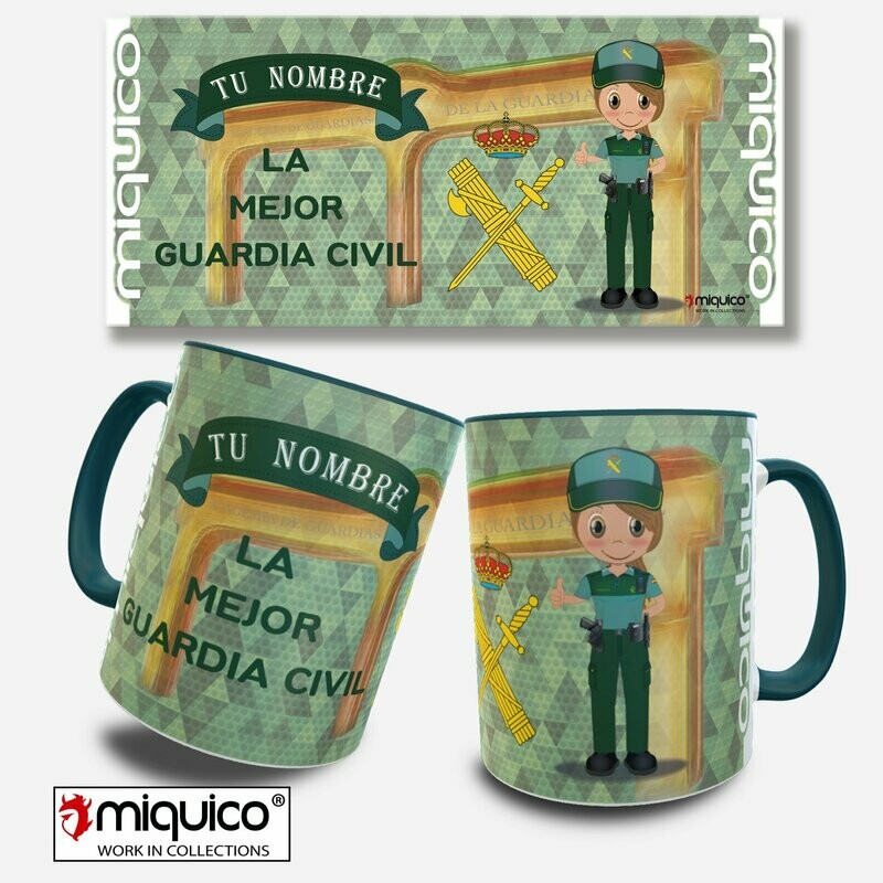 Taza personalizada El Mejor Guardia Civil H/M