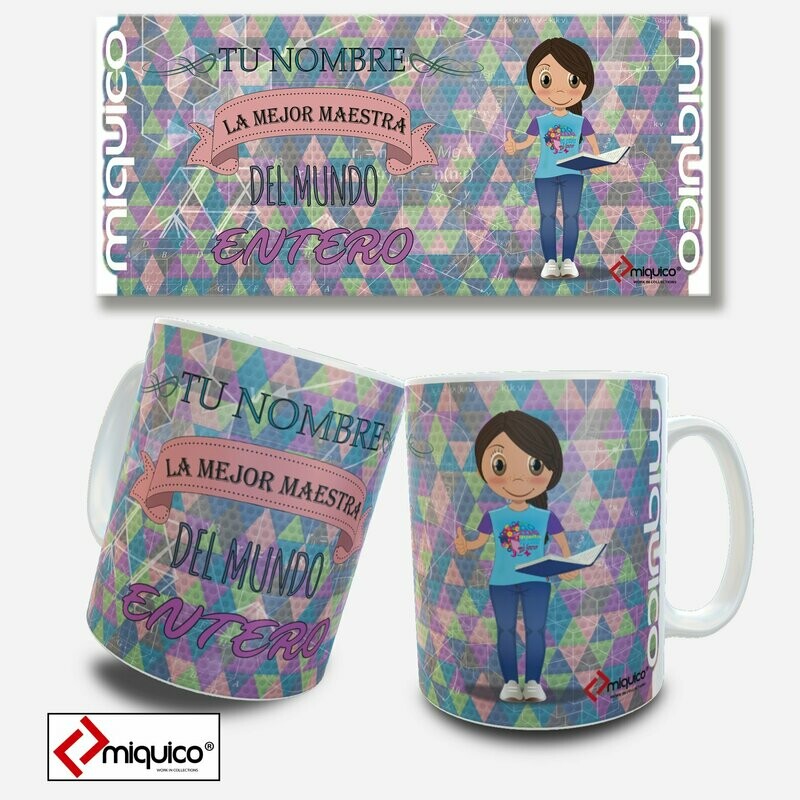 Taza personalizada El Mejor Maestro/a