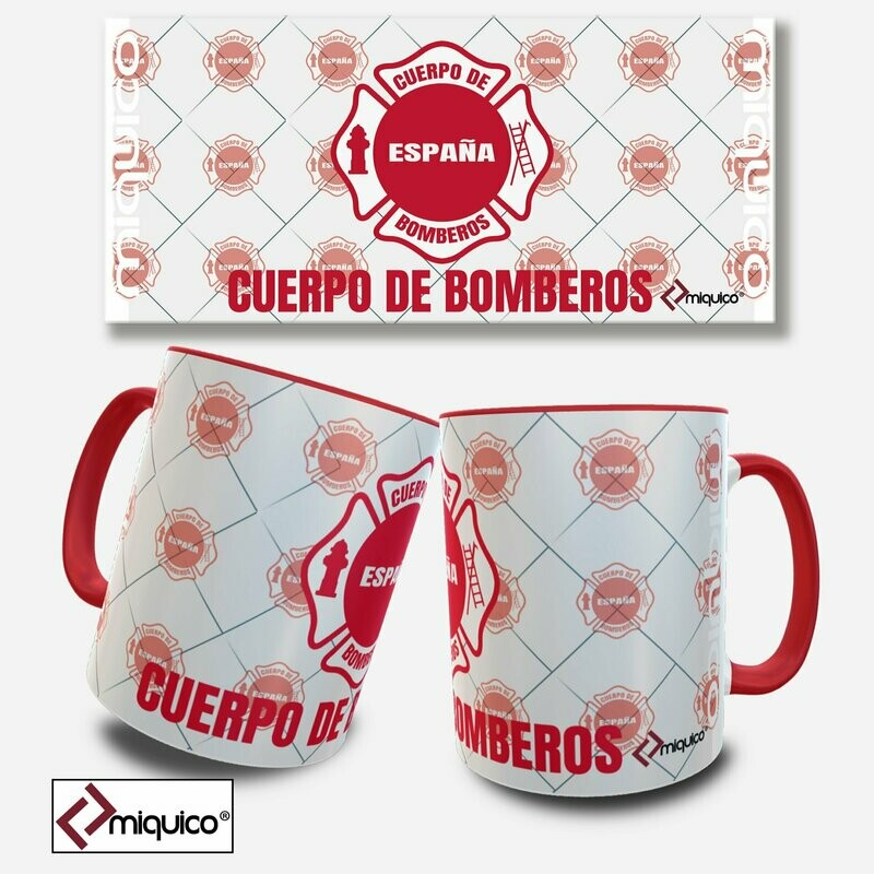 Taza escudo Bomberos