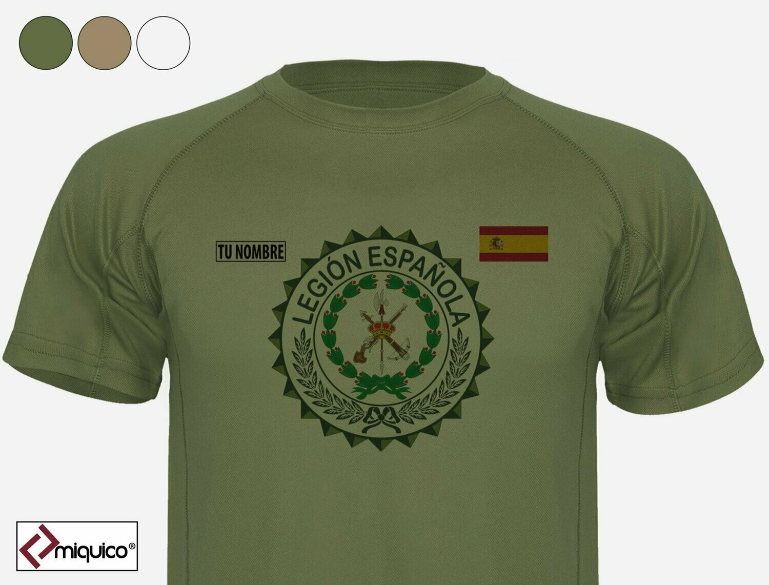 Camiseta personalizada Legión Española