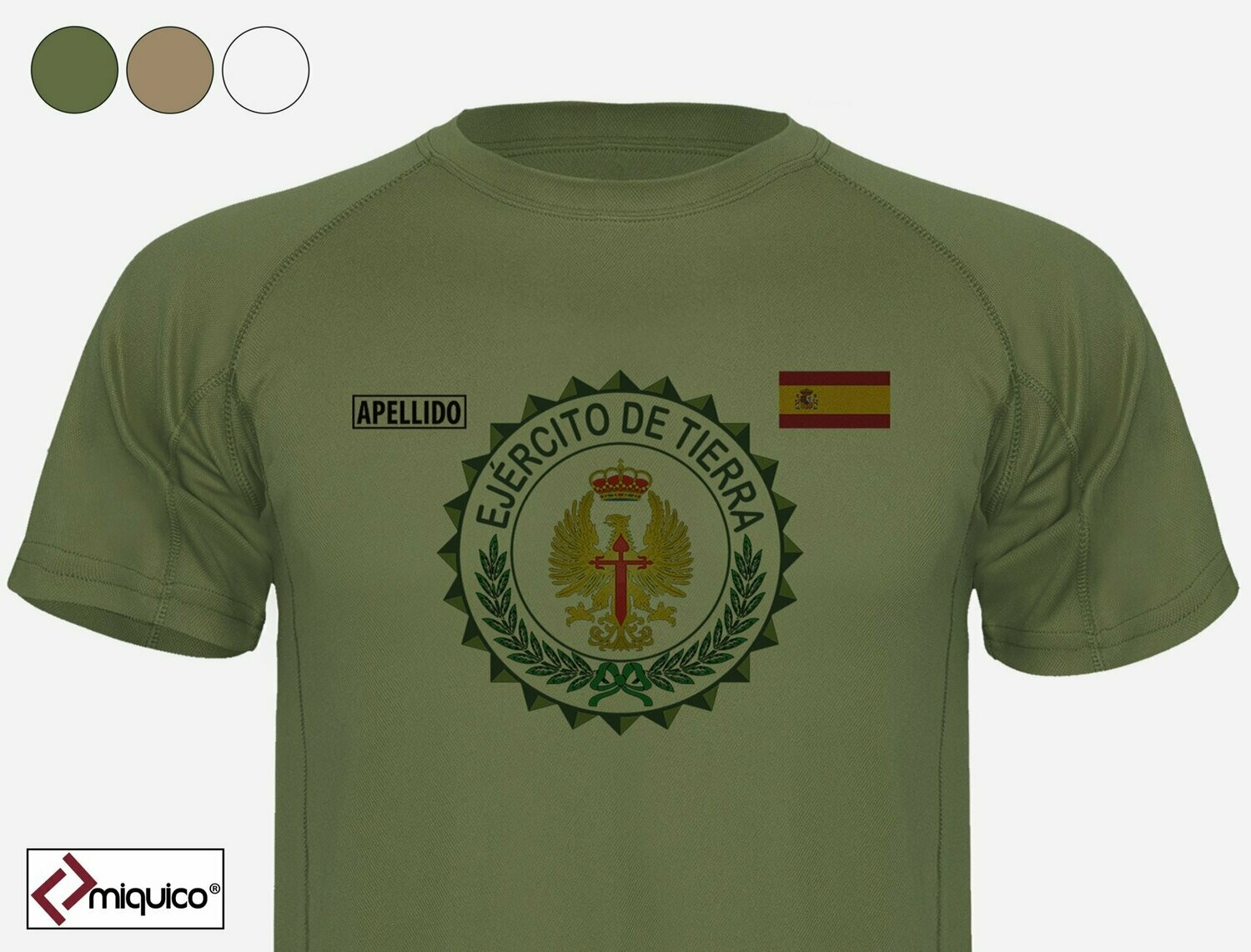 Camiseta personalizada Ejército de Tierra