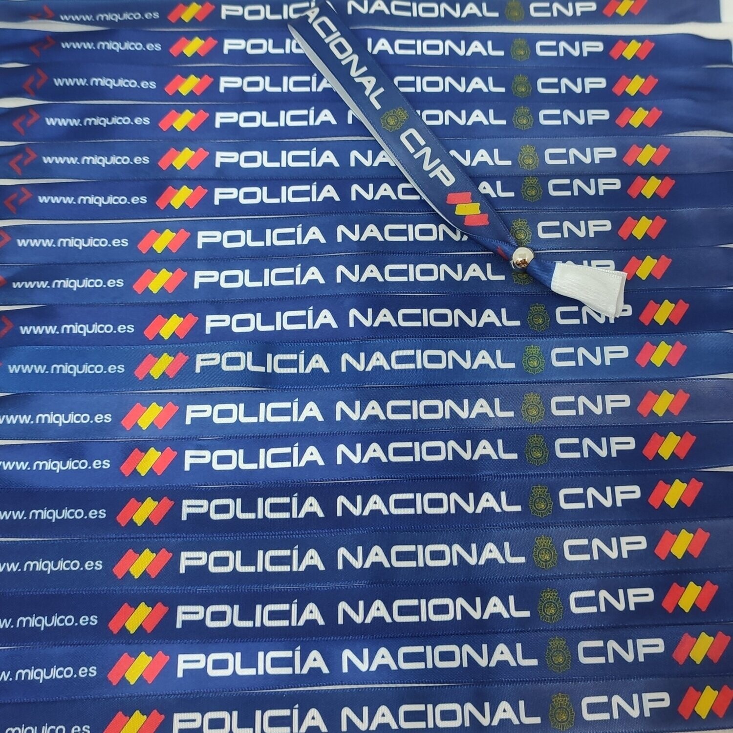 PULSERA POLICÍA NACIONAL AZUL