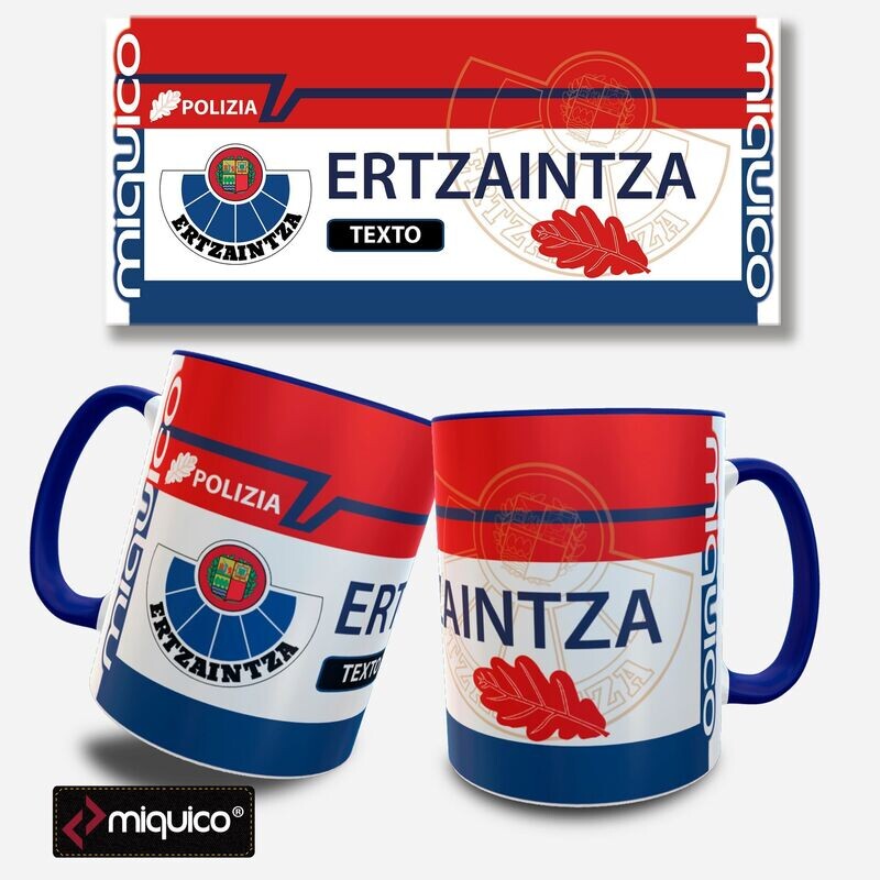 Taza personalizada Ertzaintza
