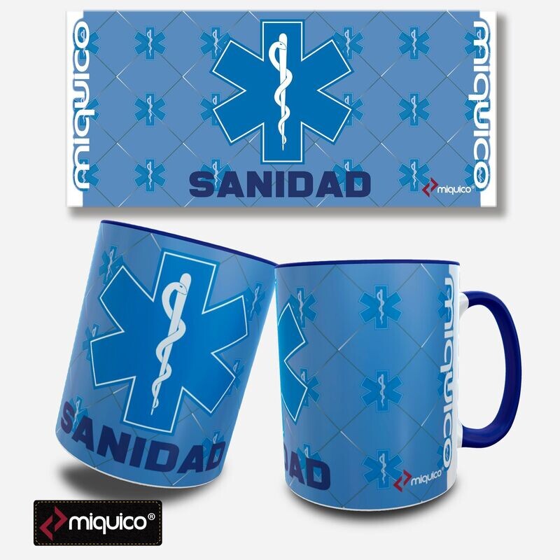 Taza escudo Sanidad