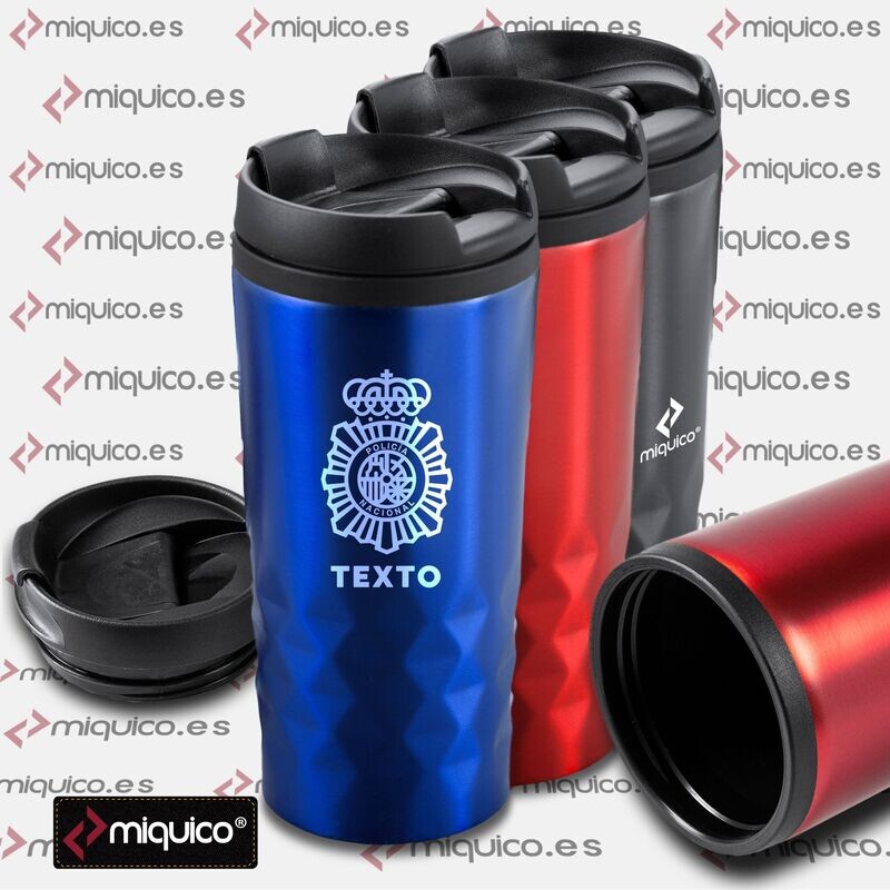 Vaso personalizado Policía Nacional