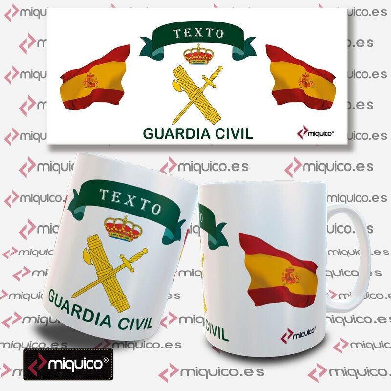 Taza personalizada Guardia Civil