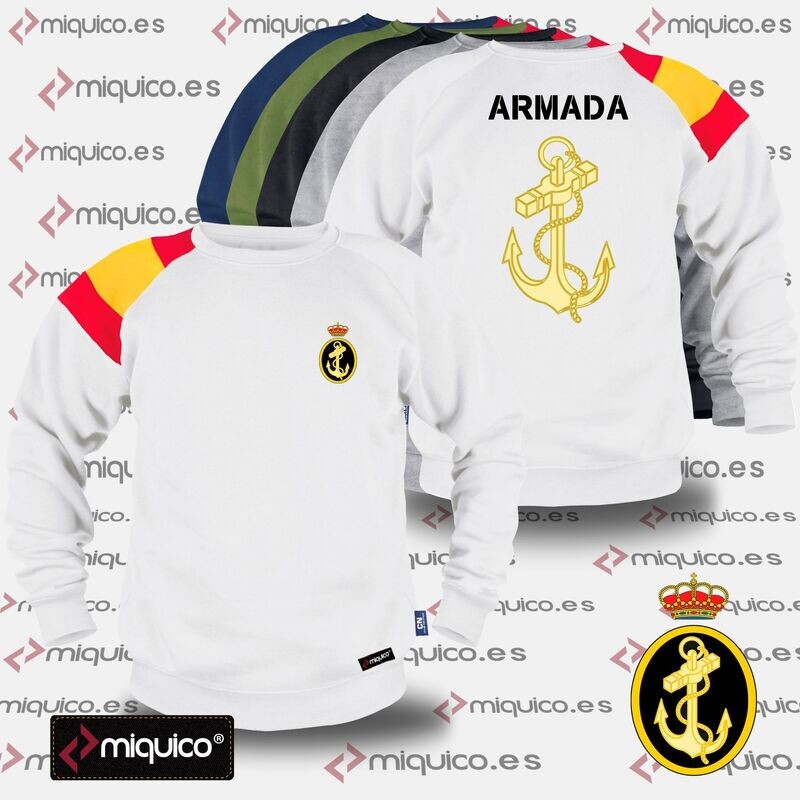Sudadera bandera Armada Española
