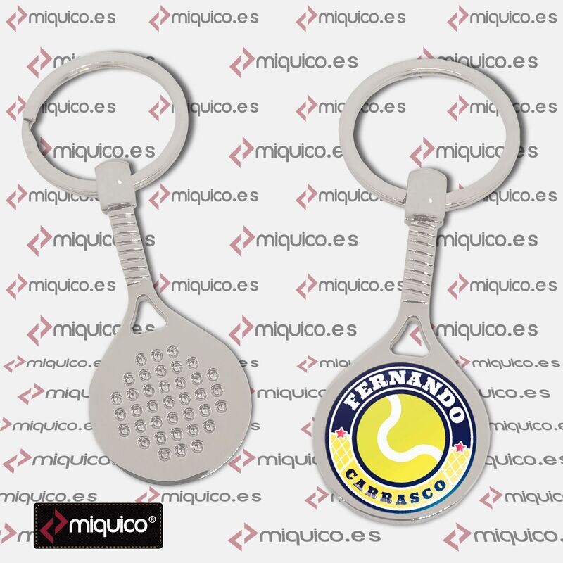 Llavero personalizado Pádel