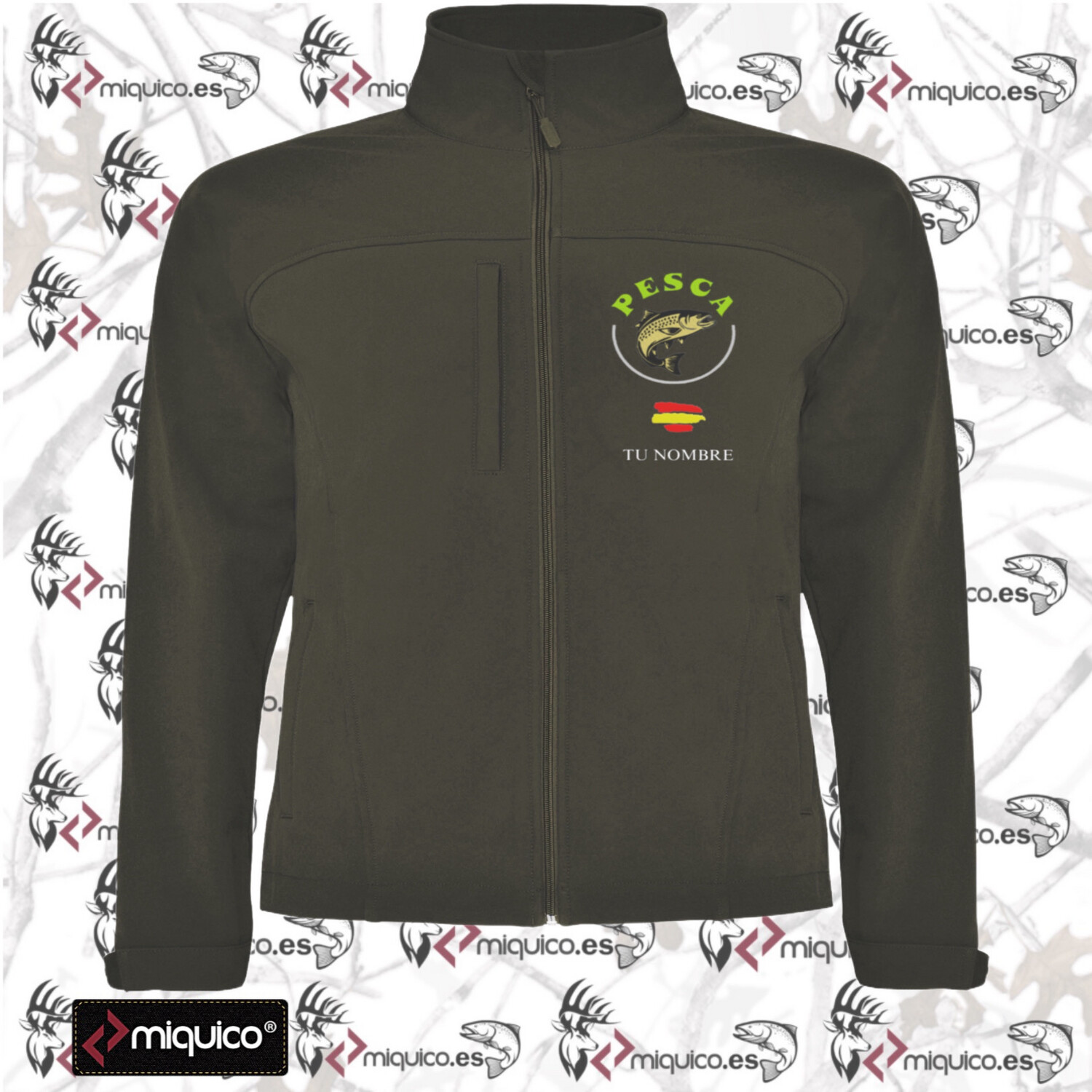 Softshell bordado Pesca