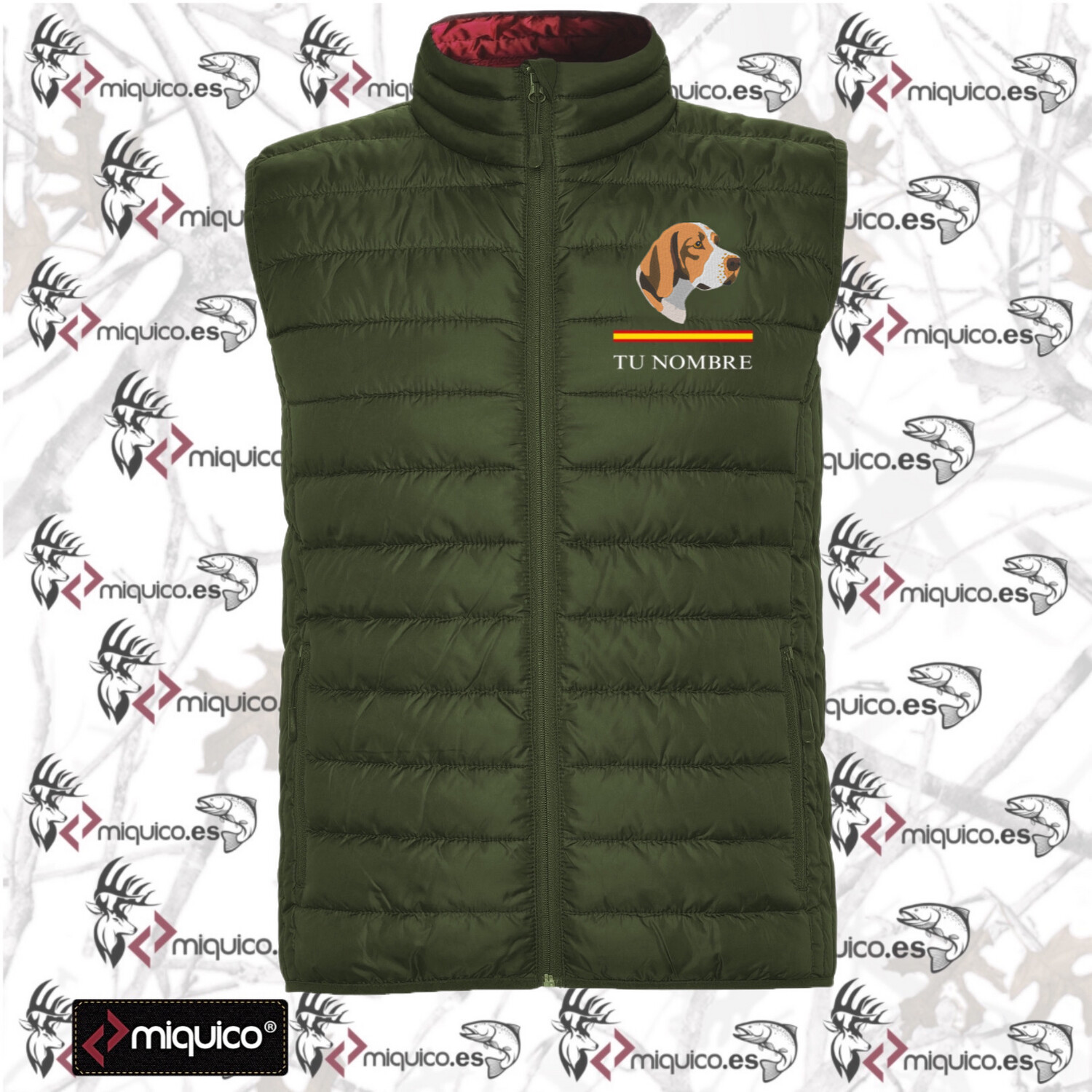 Chaleco bordado Beagle