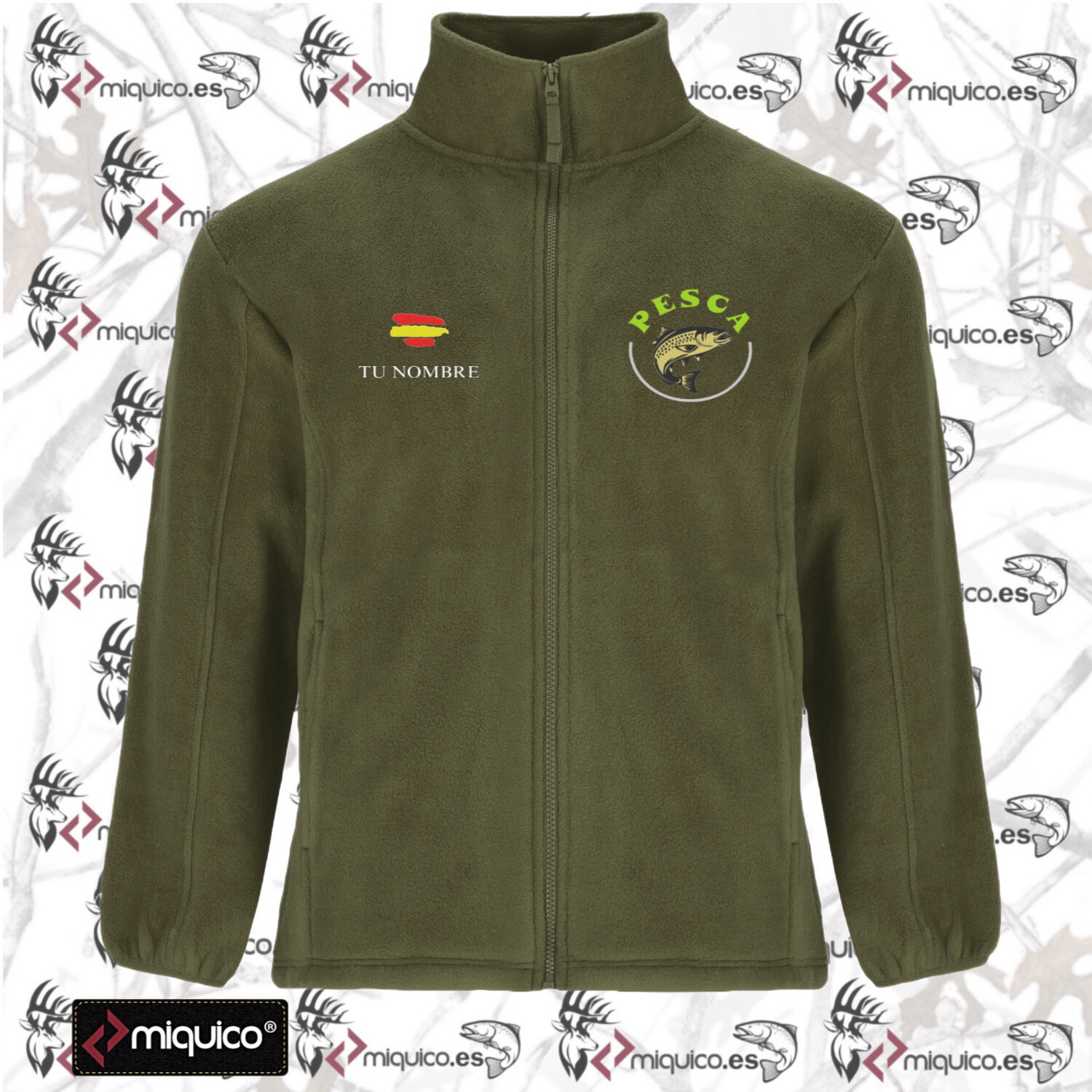 Polar bordado Pesca