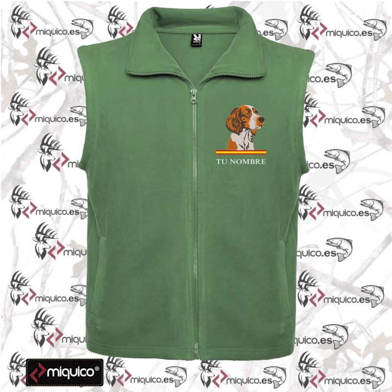 Chaleco polar bordado Bretón