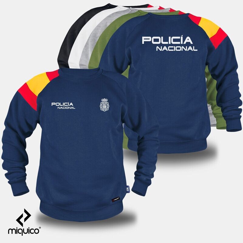 Sudadera bandera Policía Nacional
