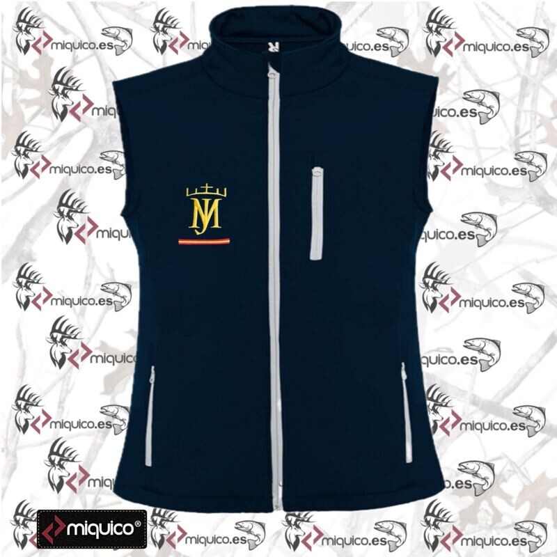 Chaleco softshell bordado personalizado