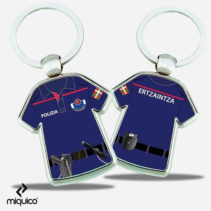 Llavero camiseta Ertzaintza