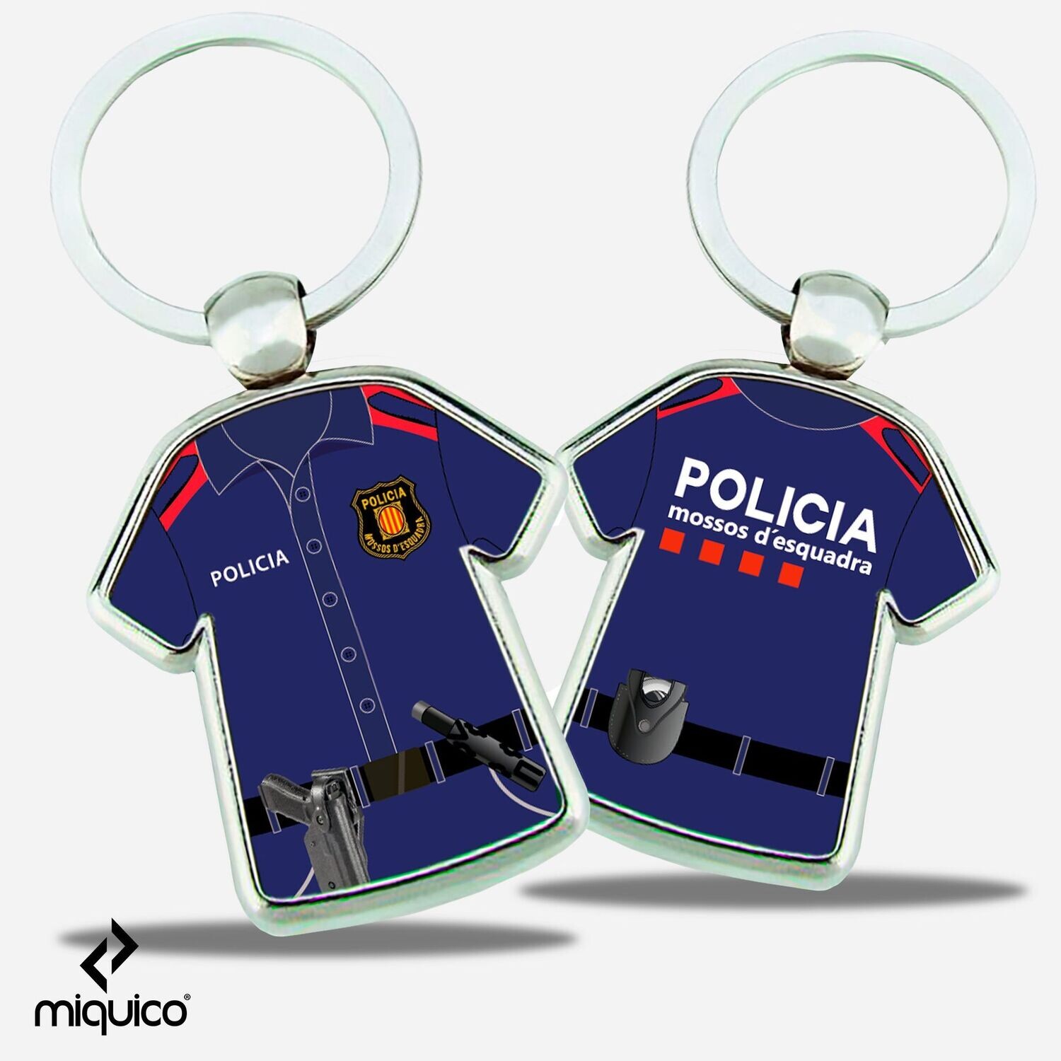 Llavero camiseta Mossos d’Esquadra