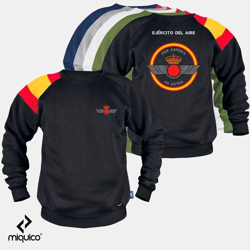 Sudadera bandera Ejército del Aire