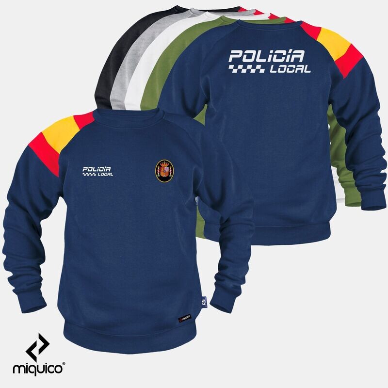 Sudadera bandera Policía Local