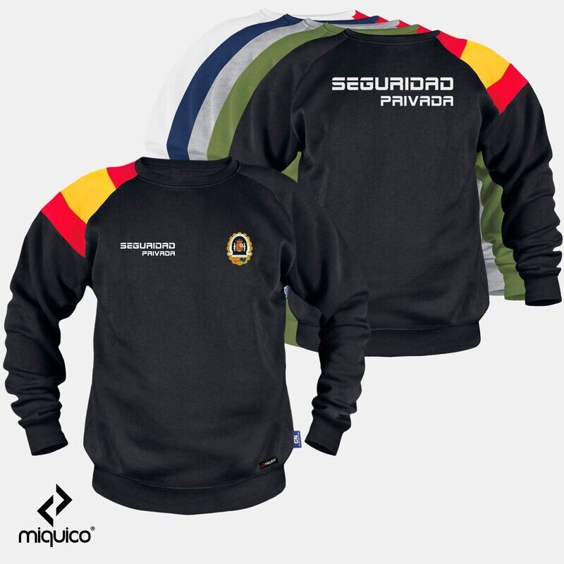 Sudadera bandera Seguridad Privada