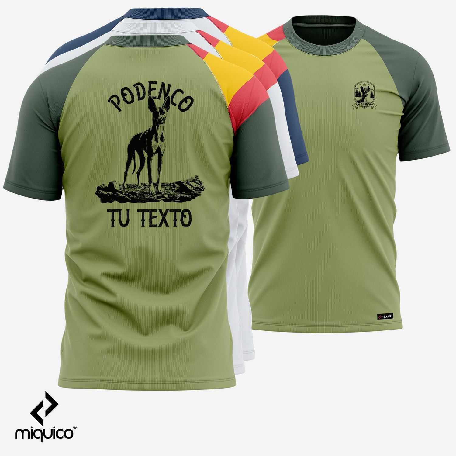 Camiseta bandera Podenco Caza