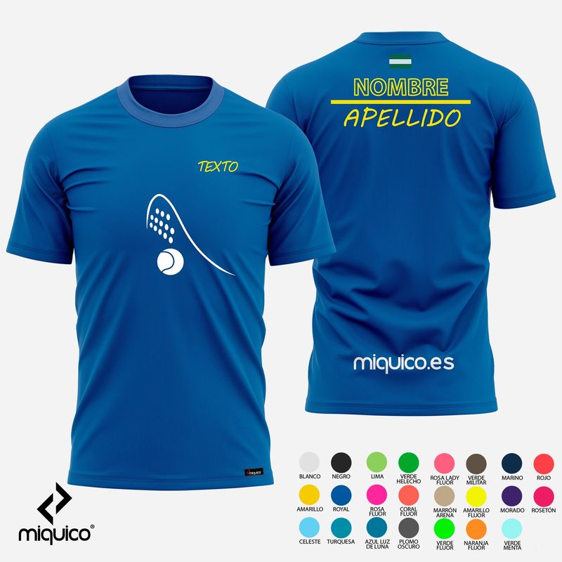 Camiseta Pádel personalizada