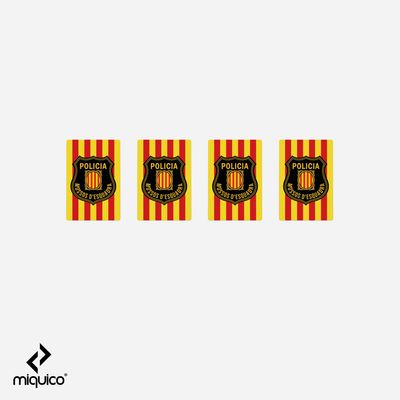 4 x Pegatinas Mossos d’Esquadra 4 x Pegatinas Mossos d’Esquadra
