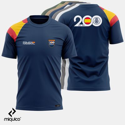 Camiseta bandera 200 Policía Nacional