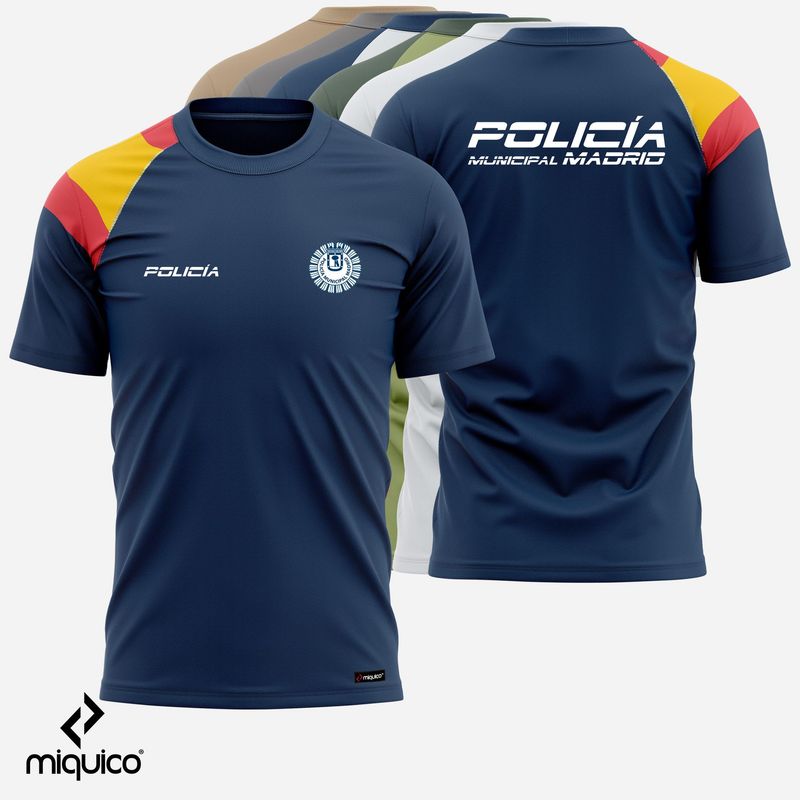 Camiseta bandera Policía Municipal Madrid