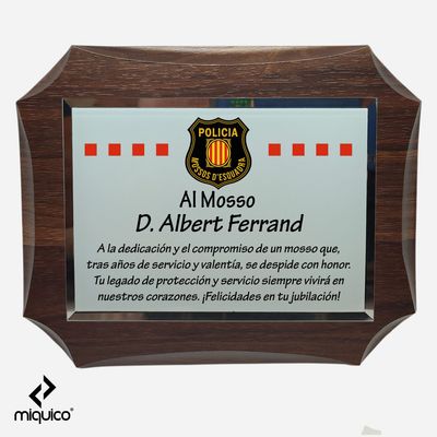 Metopa personalizada Mossos d’Esquadra