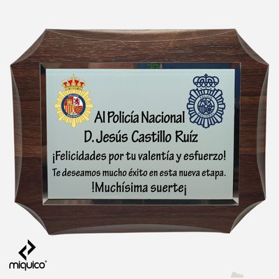 Metopa personalizada Policía Nacional