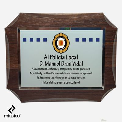 Metopa personalizada Policia Local Catalunya