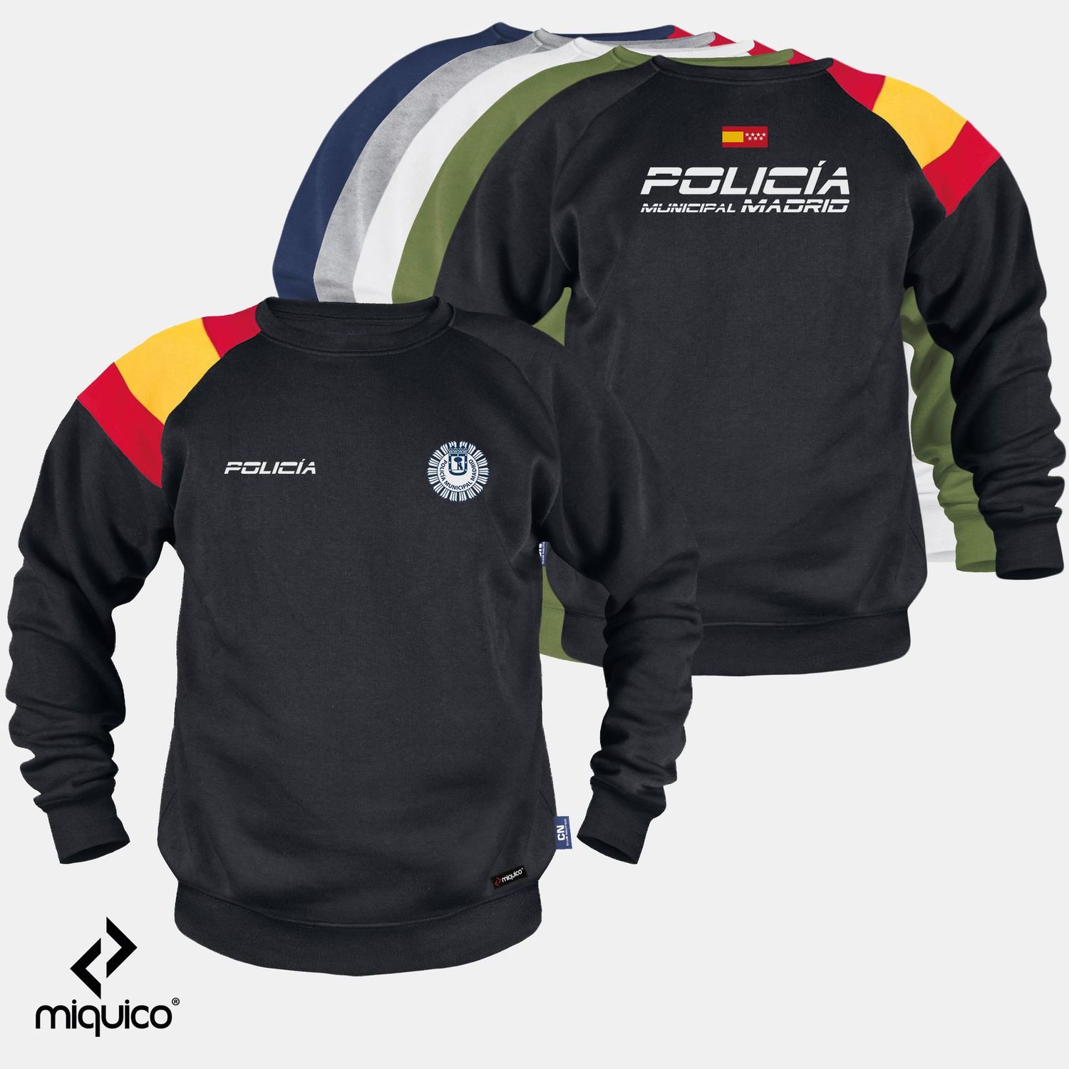 Sudadera bandera Policía Municipal Madrid