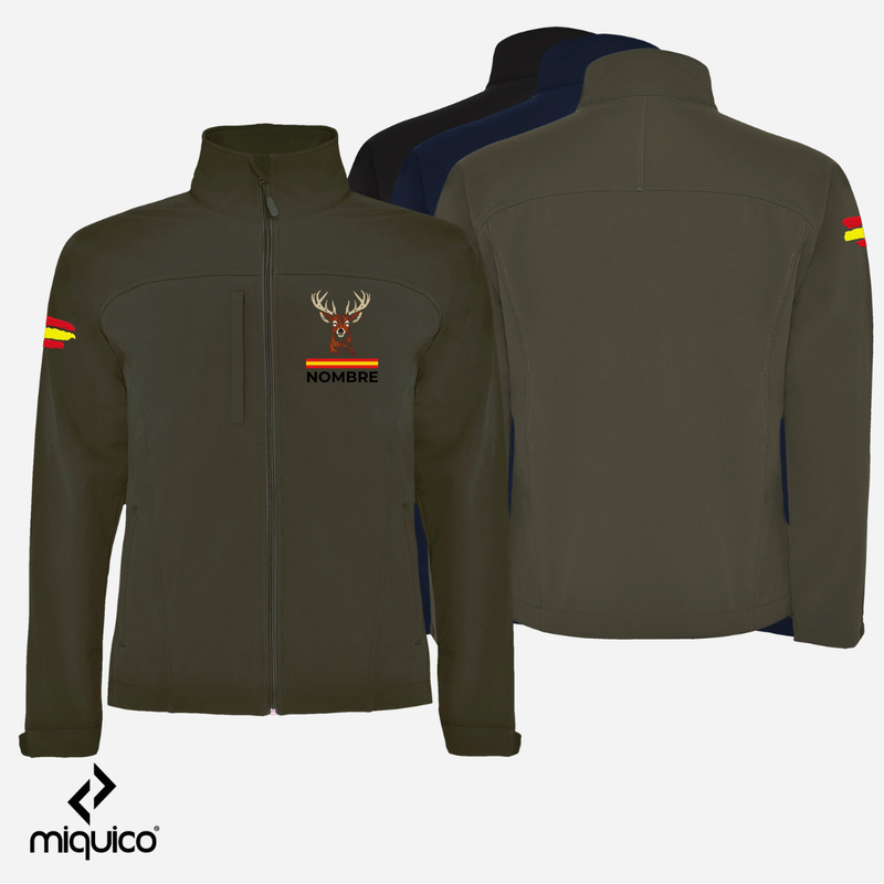 Softshell bordado Ciervo Caza