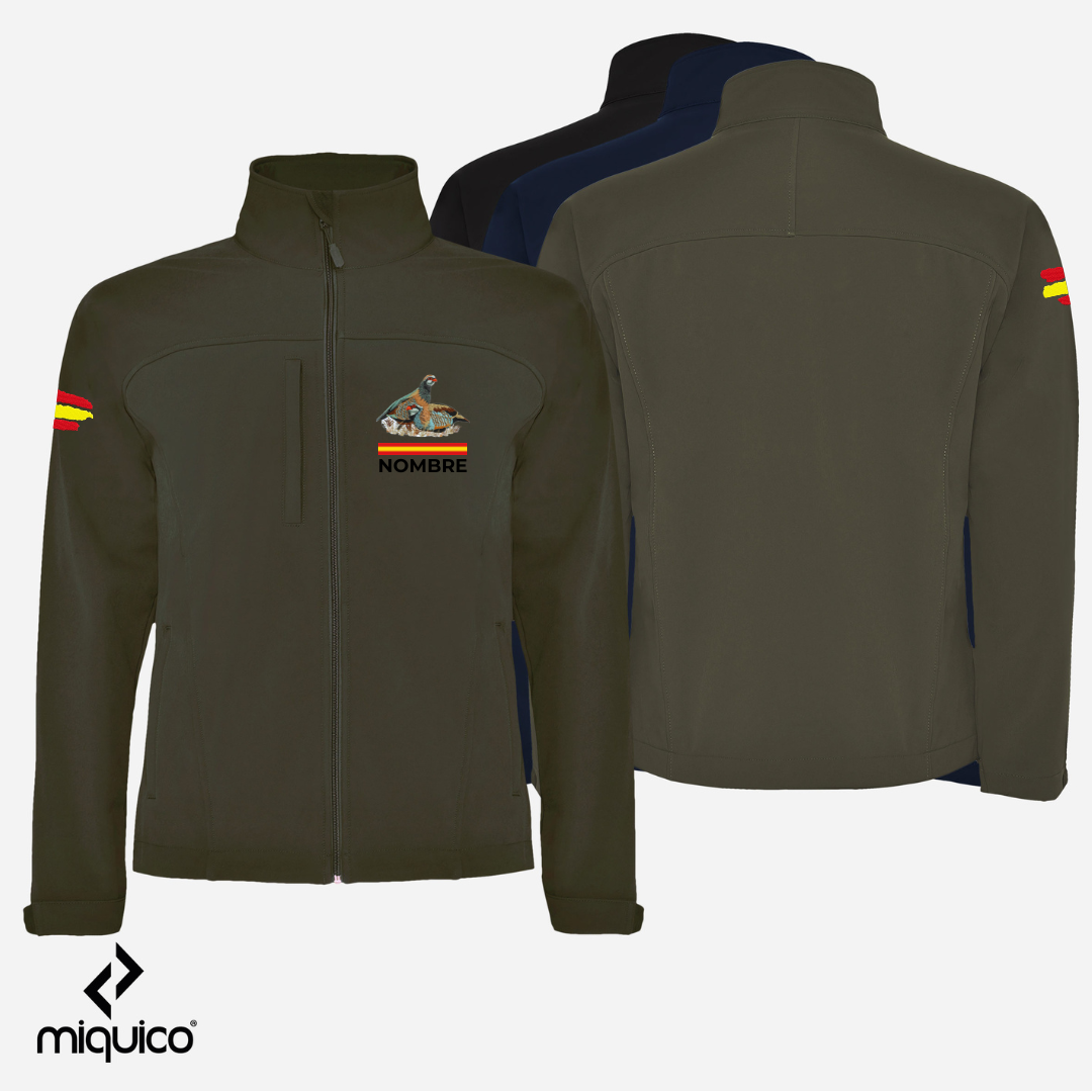 Softshell bordado Perdices Caza