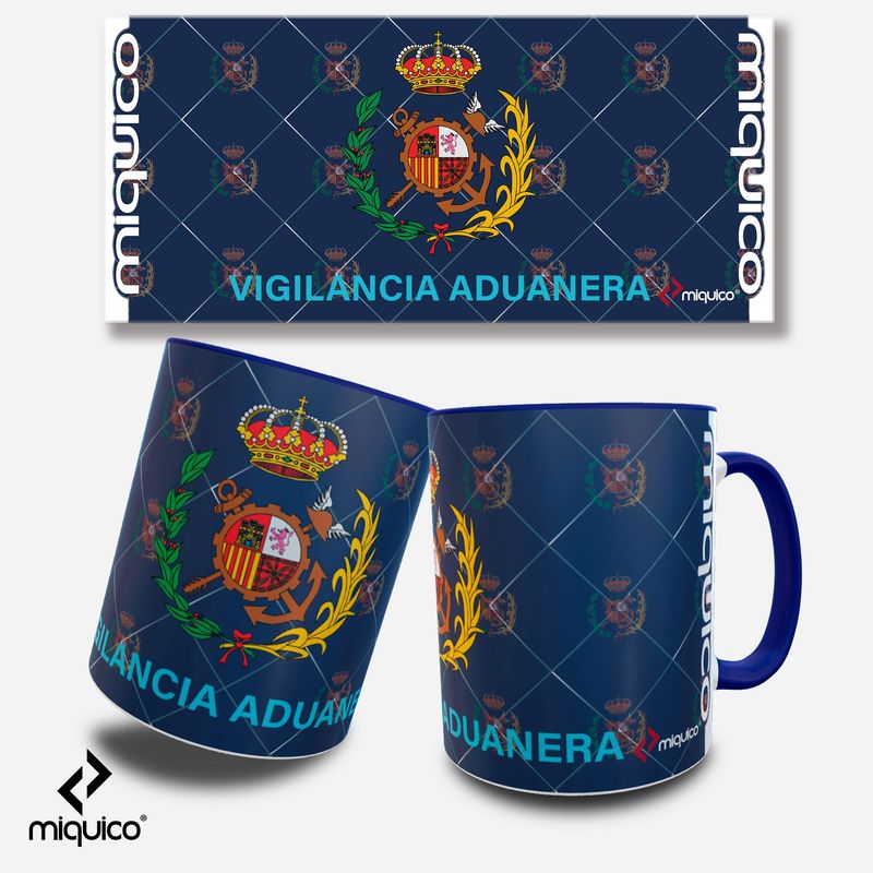 Taza escudo Vigilancia Aduanera