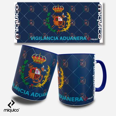 Taza escudo Vigilancia Aduanera
