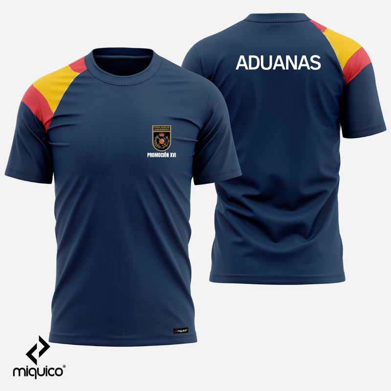 Camiseta bandera Promoción XVI Vigilancia Aduanera