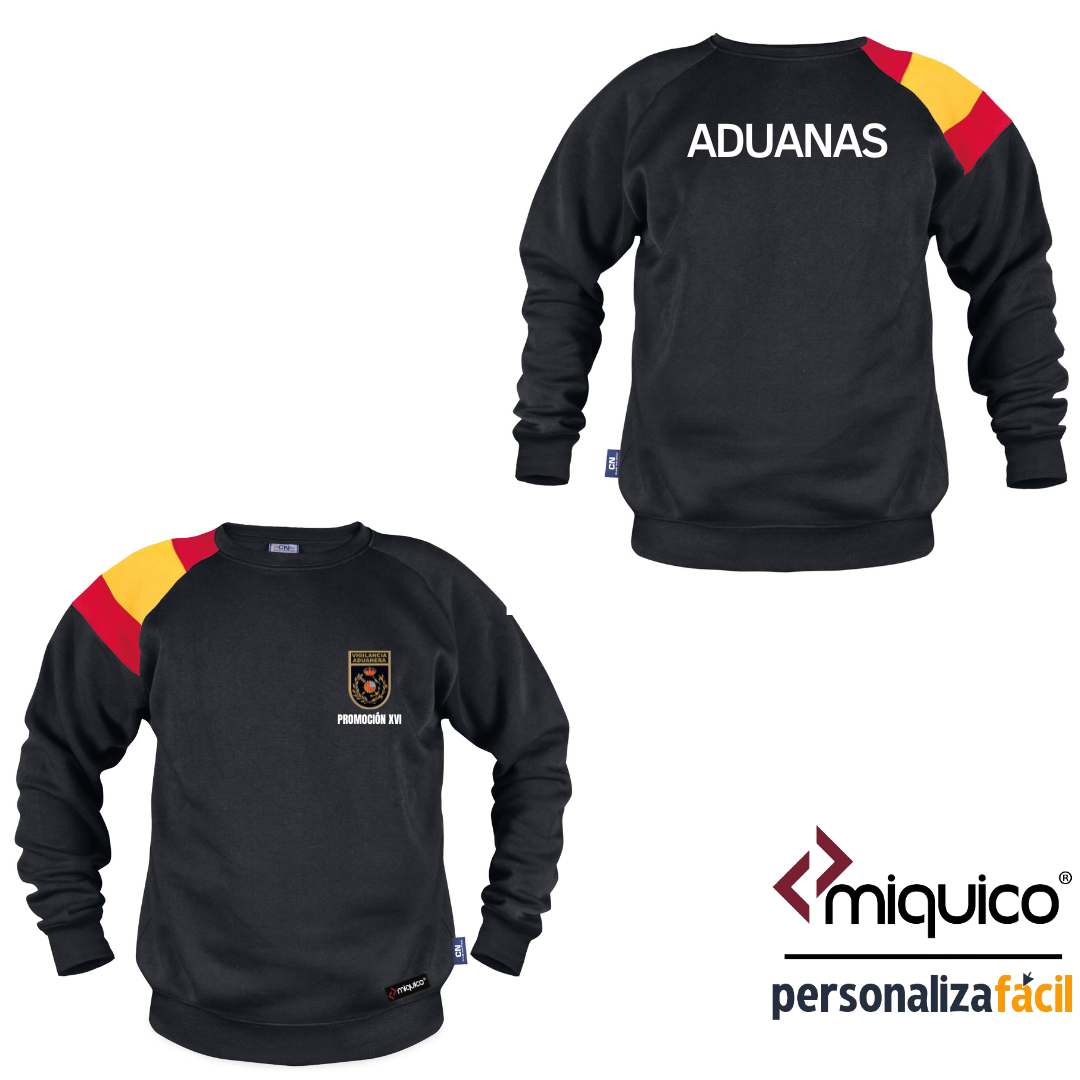Sudadera bandera Promoción XVI Vigilancia Aduanera